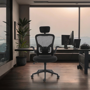 Ergonomic đầy đủ lưới ngồi có thể ngả ghế văn phòng với tựa đầu điều chỉnh và xoay chức năng hiện đại giá cả phải chăng Ghế văn phòng - Product Image 4