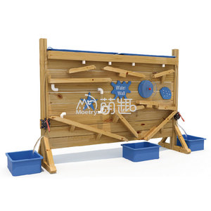 Moetry Montessori Kids <strong>Wooden</strong> Interactive Sand Water Wall Sandbox Preschool Pit Games <strong>Outdoor</strong> <strong>Play</strong> <strong>Equipment</strong> CE Certified - Product Image 4