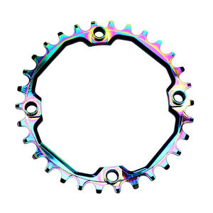 Disque de manivelle de vélo fabriqué CNC 30T 104BCD pignon à vitesse unique VTT alliage d'aluminium <span class=keywords><strong>roue</strong></span> à chaîne positive et négative - Product Image 2