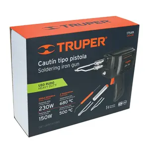 BOX 2 Fer à souder 230W type pistolet avec 2 températures, TRUPER - Product Image 3