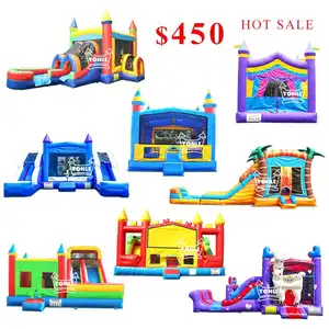 Inflatable Inflatable Bouncer Jumping Castle Slide Commercial Bounce House With Slide Bounce House Water Slide Combo
