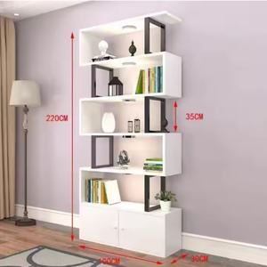 Estantería de Madera para Almacenamiento, Librería, Exhibidor para Salón de Belleza, Peluquería, Gimnasio, Dormitorio, Comedor, Baño - Product Image 3