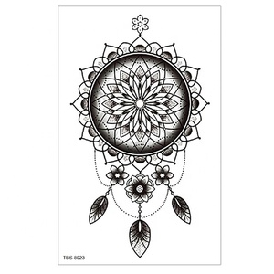 Tatuaje Temporal <span class=keywords><strong>de</strong></span> Alta Calidad con Diseño Tribal <span class=keywords><strong>de</strong></span> un Solo Brazo, Adhesivo Impermeable y Colorido para Aplicación Corporal - Product Image 1