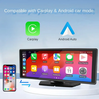 Écran tactile multimédia universel 11,26'' IPS HD CarPlay sans fil Android Auto Radio Lecteur vidéo MP5 BT DVR Miroir