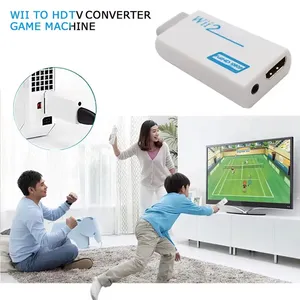 อะแดปเตอร์ที่รองรับ HDMI แบบฟูลเอชดีสำหรับตัวแปลงคอนโซลวีพร้อมแจ็ค 3.5 มม.สายวิดีโอเสียง 720P สำหรับจอแสดงผล PC HDTV - Product Image 3