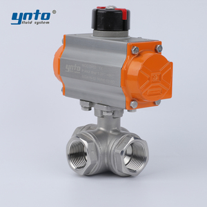 High Temperature Corrosion Resistant Pneumatic <strong>Ball</strong> <strong>Valve</strong> Industrial for Water Gas Oil Media OEM Customizable Ss 316 <strong>Ball</strong> <strong>Valves</strong> - Product Image 1