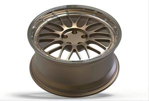 Rines Forjados Personalizados de 2 Piezas en Aleación de Aluminio 6061-T6 5x112 5x120 5x114.3 para Mercedes W205 W206 C63 BMW Audi Tesla - Product Image 3