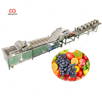 Cherry Tomaat Wasmachine Snijden Verpakking Automatische Drogen Groente En Fruit Was En Schilmachine