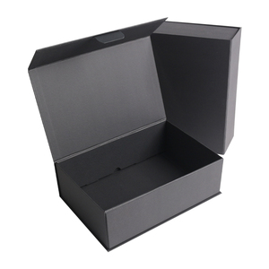 Coffrets cadeaux pliants de luxe à stratification magnétique Emballage personnalisé en papier kraft noir pour hommes pour coffrets cadeaux calendrier de l'<span class=keywords><strong>avent</strong></span> - Product Image 6