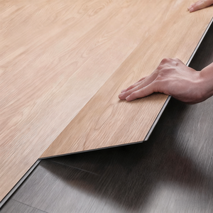 Gỗ sang trọng nhìn không thấm nước PISO bấm vào khóa 4mm 5mm 6mm 8mm Mặc lớp cách âm Mat SPC Sàn Vinyl - Product Image 4