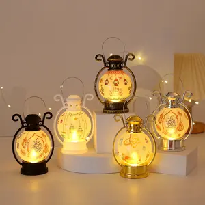 Tragbare LED-elektronische Kerze des Nahen Ostens 3D-Nachtlicht Muslimisches Geschenkset Islamische Geschenke für Ramadan Home Tisch dekoration
