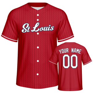 Áo đấu bóng chày & bóng mềm cổ chữ V chất lượng cao, in thăng hoa tùy chỉnh theo phong cách thành phố MLB, thoáng khí, mềm mại, dành cho cầu thủ - Product Image 2