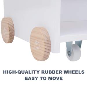 <span class=keywords><strong>Libreria</strong></span> <span class=keywords><strong>Montessori</strong></span> Bianca, Scaffale per Libri Componibile per Bambini, Organizzatore in <span class=keywords><strong>Legno</strong></span> per Asilo Nido - Product Image 3