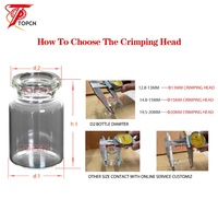 Petite machine semi-automatique de capsulage remplissante de fiole d'injection liquide du dosage 1ml 2ml 5ml 80ml 10ml