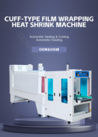 Envolvedora de Manga Termoencogible de Alta Velocidad, Aplicador Automático de Film y Túnel de Termoencogimiento, Conmutación de Modo de un Toque