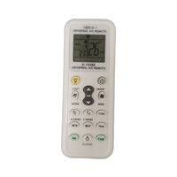 K-1028e universel AC télécommande climatiseur affichage LED Code fixe température silicium ROHS certifié plastique