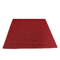 Tapis anti-dérapant écologique en PVC avec support à pointes pour porte et automobile Rouleau de tapis de sol de voiture en plastique à nouilles