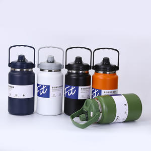 Double Wall Vacuum Stainless Steel Jug Kettle Flask <b>Insulated</b> Sports Water <b>Bottle</b> Lid Travel Camping 6-12 Hours Thermal - Product Image 1