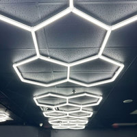 La lumière d'hexagone de plafond de salle de jeu de puissance élevée a mené des lumières d'hexagone de garage