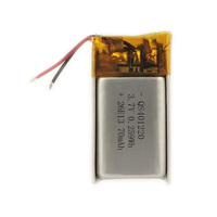 Prix d'usine, batteries au lithium polymère rechargeables QS401220 70mAh, cellule Lipo 3.7V 70mAh, batterie Li-Polymère