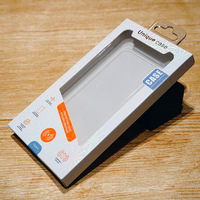 Boîte d'Emballage Portable en Carton Blanc Neutre Universel pour Coques de Téléphone Portable – Solution de Conditionnement Riche en Fonctionnalités