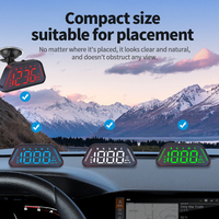 Compteur de vitesse GPS pour voiture WiiYii G23 avec ajustement automatique de la lumière, USB Plug & Play, jauge intelligente - Accessoire de véhicule portable
