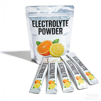 Poudre d'hydratation électrolytique pour adultes au goût fraise, soutien immunitaire, énergie, soulagement du stress, non destiné aux femmes enceintes