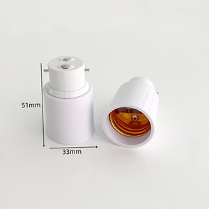 <span class=keywords><strong>Adaptateur</strong></span> de douille de lampe LED <span class=keywords><strong>E27</strong></span> <span class=keywords><strong>vers</strong></span> <span class=keywords><strong>B22</strong></span> en plastique – Convertissez votre support de fixation à broches en douille d'<span class=keywords><strong>ampoule</strong></span> standard à visser (<span class=keywords><strong>B22</strong></span>) - Product Image 6