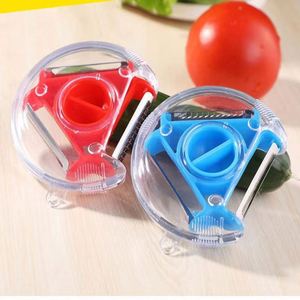 <b>Kitchen</b> 3 in 1 Peeler Rotary Multi-purpose Stainless Steel Blade Peeler Potato Carrot Fruit Vegetable Peeler - Product Image 4