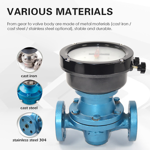 Medidor De Fluxo De Xarope De Óleo Térmico Diesel De Alta Viscosidade Medidor De Fluxo De Engrenagem Oval De Óleo Hidráulico Inteligente - Product Image 5