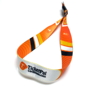 Fábrica personalizada Festival tela tejida pulseras de tela pulsera rastreador Rfid evento pulsera - Product Image 6