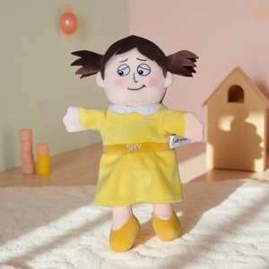 Marioneta <span class=keywords><strong>de</strong></span> mano <span class=keywords><strong>de</strong></span> dibujos animados <span class=keywords><strong>de</strong></span> niña linda con emociones, muñeco <span class=keywords><strong>de</strong></span> peluche, muñeco <span class=keywords><strong>de</strong></span> tela con relleno <span class=keywords><strong>de</strong></span> algodón PP para bebé, marioneta <span class=keywords><strong>de</strong></span> <span class=keywords><strong>dedo</strong></span>, accesorio para actuaciones - Product Image 5