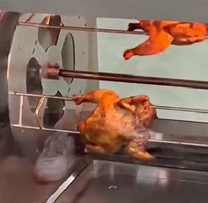 Grand four rotatif de <span class=keywords><strong>rôtissoire</strong></span> vertical professionnel de gril de <span class=keywords><strong>poulet</strong></span> de canard pour le restaurant - Product Image 4