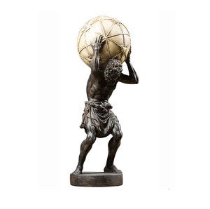 Sculpture antique grecque nordique en gros, statue en polyrésine de 16*16*42 cm, figurine d'<span class=keywords><strong>Atlas</strong></span> en résine pour la décoration moderne de la maison - Product Image 1