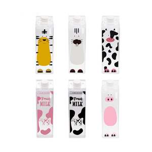 500ml/1000ml Custom Printing Creative Sports Square Leak-Proof Unisex Water <b>Bottle</b> with <b>Straw</b> & Lid for Party Use - Product Image 6