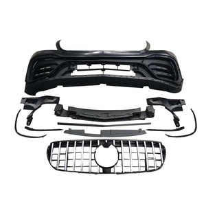 Pare-choc avant à lèvre pour Mercedes <span class=keywords><strong>GLC</strong></span> coupé, kit de carrosserie, mise à niveau <span class=keywords><strong>AMG</strong></span>, 2016 — 2019 - Product Image 1