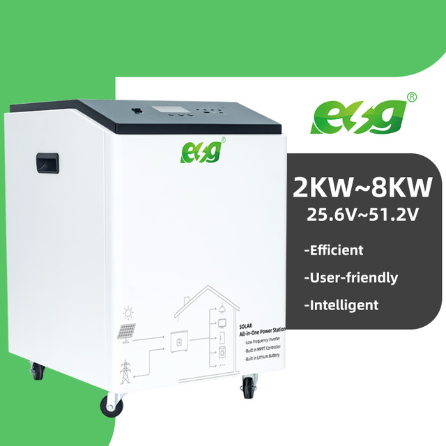 All-in-One Residential Hybrid Grid Energy Storage System 10/15kWh 51.2V 8kW LiFePO4 Battery Backup Power System Solar Inverter