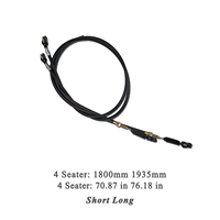 Golf Arabası Parçaları EXCAR Fren Kablosu Seti 2/4/6 Kişilik 995-2660mm Uzunluk Buggy Araba Servis Arabası