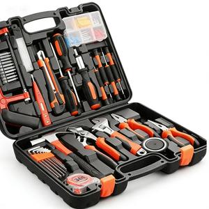 Ensemble <span class=keywords><strong>complet</strong></span> d'outils en acier inoxydable pour la maison, garantie 1 an, pièces <span class=keywords><strong>de</strong></span> frein pour camions et remorques, batterie rechargeable, boîte à outils cadeau - Product Image 3