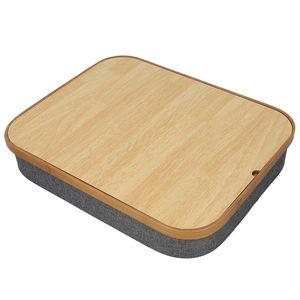 Bandeja de bambú natural para portátil Oficina en casa Bandeja de bambú para rodilla Escritorio suave para portátil - Product Image 2