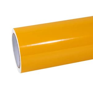 Super brillante PET girasol amarillo aire burbuja libre PVC coche rollo de película pegamento extraíble PET respaldo vinilo envoltura para coche - Product Image 6