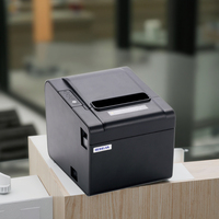 Printer Thermal POS Rong-ta 80mm USB Serial & Ethernet Mini untuk Printer Lotre dengan Pemotong Otomatis dan Antarmuka WiFi untuk Penggunaan Pencetakan