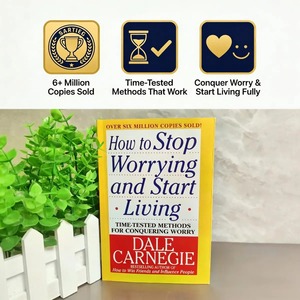 Cómo dejar de preocuparse y empezar a vivir de la manera más saludable, de Dale <span class=keywords><strong>Carnegie</strong></span>, libro de lectura sobre gestión de las emociones negativas y bienestar mental - Product Image 3