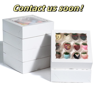 Wholesale Food Safe Custom Logo Printed <strong>Pink</strong> Art Paper <strong>Pastry</strong> Cake Box with Clear Window Bakery Packaging for Dessert <strong>Shop</strong> - Product Image 6