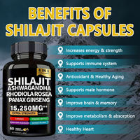 Offre Spéciale : Capsules de Shilajit Pur de l'Himalaya avec Ashwagandha et Panax Ginseng – Compléments Énergisants pour Adultes