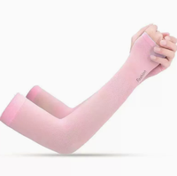 TGYW Nuevos Guantes Largos con Protección UV, Cubremanos, Mangas de Seda Helada, Protector Solar para Mujer, Deportes al Aire Libre, Mangas de Medio Dedo