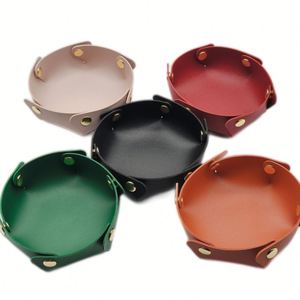 ถาดใส่ลูกเต๋าหนัง PU แบบพับได้ คุณภาพดี สำหรับของขวัญ - Product Image 1