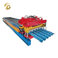 Ligne de formage de tuiles métalliques émaillées multi-spécifications réglables, populaire pour l'industrie, destinée à la commercialisation mondiale en usine