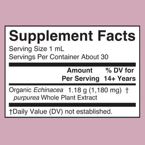 Extracto Líquido de Equinácea Purpurea Orgánica, Planta Entera, Apto para Dietas Vegetarianas y Veganas, 30 ml - Product Image 2