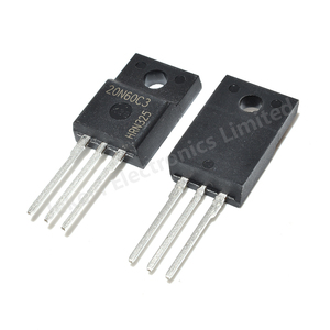 เจเควี ใหม่และของแท้ 20N60C3 SPA20N60C3 TO-220 ทรานซิสเตอร์พาวเวอร์มอสเฟต - Product Image 1